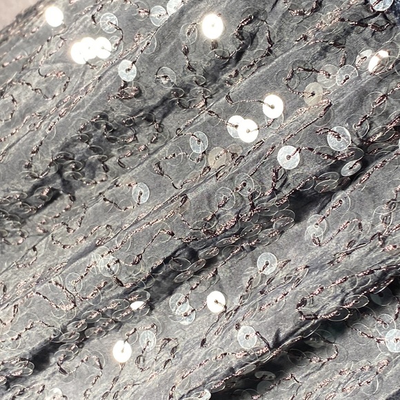 MIILLA - NWT - stretchy olive dress w sequins, adj. straps, lined - L - Picture 13 of 16